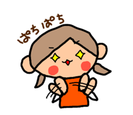 Orange chan..9 sticker #12858545