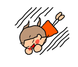 Orange chan..9 sticker #12858547