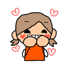 Orange chan..9 sticker #12858550