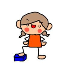 Orange chan..9 sticker #12858559