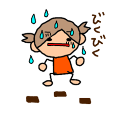 Orange chan..9 sticker #12858560