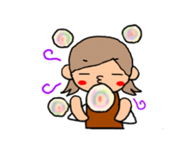 Orange chan..9 sticker #12858566