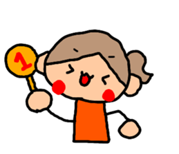 Orange chan..9 sticker #12858572