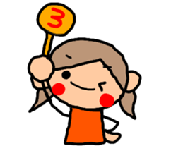 Orange chan..9 sticker #12858574