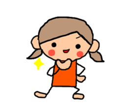 Orange chan..9 sticker #12858579