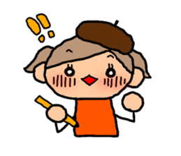 Orange chan..9 sticker #12858580