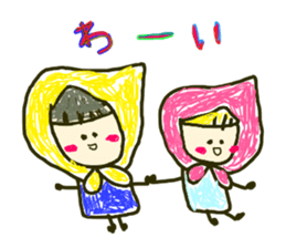 A little riding hoods of graffiti world sticker #12858865