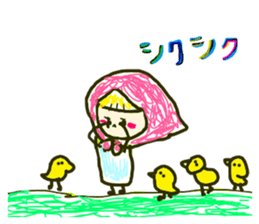 A little riding hoods of graffiti world sticker #12858880