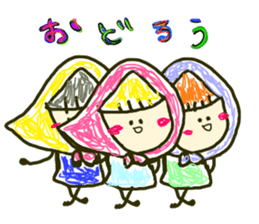 A little riding hoods of graffiti world sticker #12858883