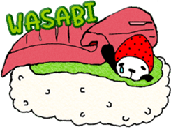 STRAWBERRY PANDA Part 9 sticker #12859016