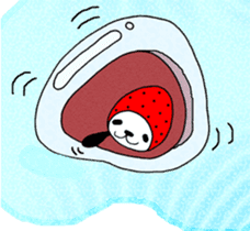 STRAWBERRY PANDA Part 9 sticker #12859029