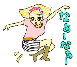 American speaks Kansai dialect fluently sticker #12859961