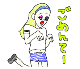 American speaks Kansai dialect fluently sticker #12859968