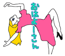 American speaks Kansai dialect fluently sticker #12859974