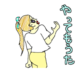 American speaks Kansai dialect fluently sticker #12859988