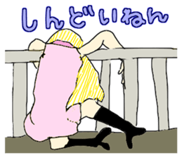 American speaks Kansai dialect fluently sticker #12859994