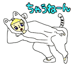 American speaks Kansai dialect fluently sticker #12859997