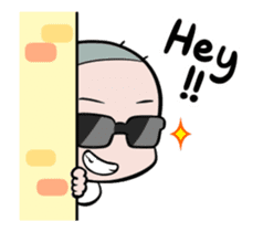 Skinhead Boy Animated Sticker sticker #12860198