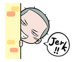 Skinhead Boy Animated Sticker sticker #12860205