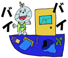 And "square Man," "Zonbiman" sticker #12860384