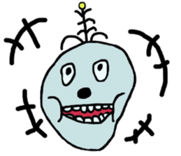 And "square Man," "Zonbiman" sticker #12860404