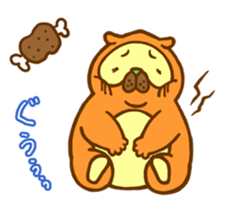 Everyday of raccoon dog sticker #12860452