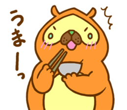 Everyday of raccoon dog sticker #12860453