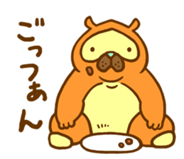 Everyday of raccoon dog sticker #12860454