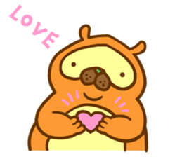 Everyday of raccoon dog sticker #12860461