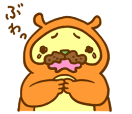 Everyday of raccoon dog sticker #12860468