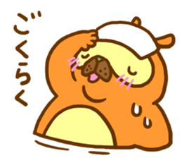 Everyday of raccoon dog sticker #12860470