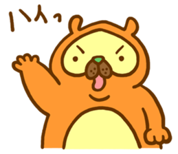 Everyday of raccoon dog sticker #12860480