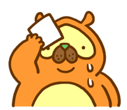 Everyday of raccoon dog sticker #12860485