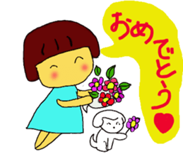 Bichon Frise Sticker part1 sticker #12860802