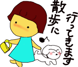 Bichon Frise Sticker part1 sticker #12860811