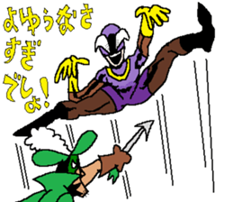 Grande the avenging gentleman thief sticker #12860936