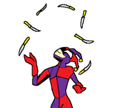 Tsundere fighter Acrobatess sticker #12861721