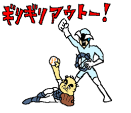 Tsundere fighter Acrobatess sticker #12861728