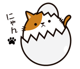 cat-egg sticker #12861814