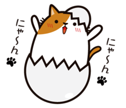 cat-egg sticker #12861816