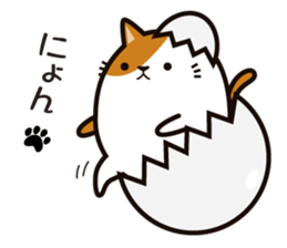 cat-egg sticker #12861817
