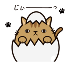 cat-egg sticker #12861820