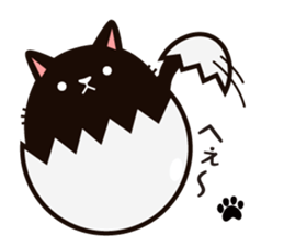 cat-egg sticker #12861824