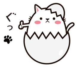 cat-egg sticker #12861832
