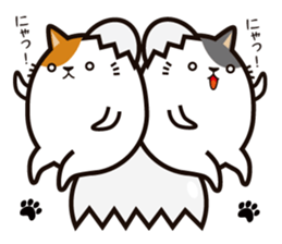 cat-egg sticker #12861842