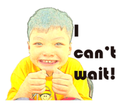 Yellow Boy The Playful sticker #12862183