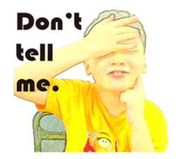 Yellow Boy The Playful sticker #12862184