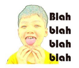 Yellow Boy The Playful sticker #12862185