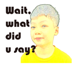 Yellow Boy The Playful sticker #12862190