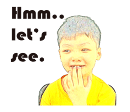 Yellow Boy The Playful sticker #12862192